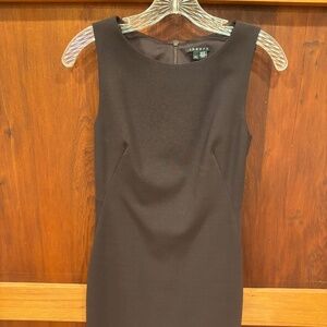 Theory wool blend sheath-muted plum